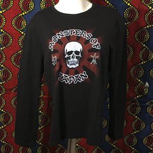 Monsters Of Japan - Good Natured Evil - Long Sleeve T-shirt - Black - XL